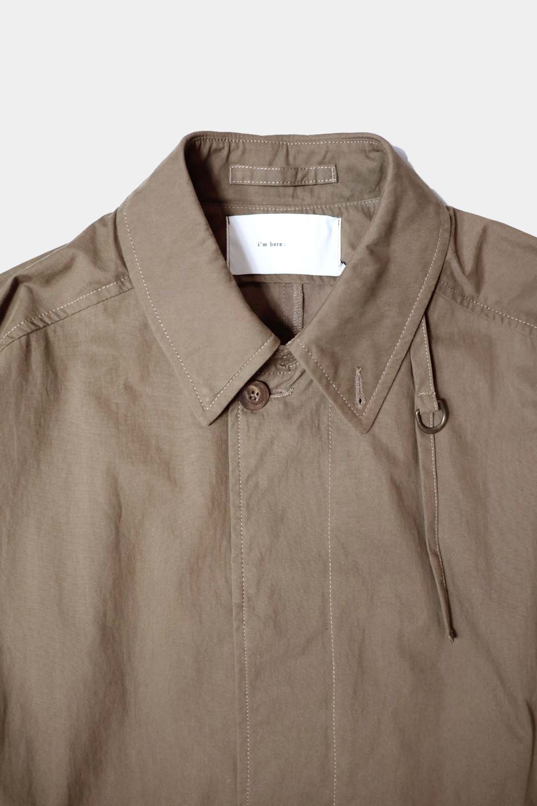 【i'm here:】HAOLI TRENCH COAT : / KHAKI