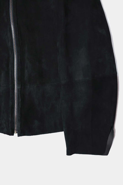 [barbell object] Leather jacket / black