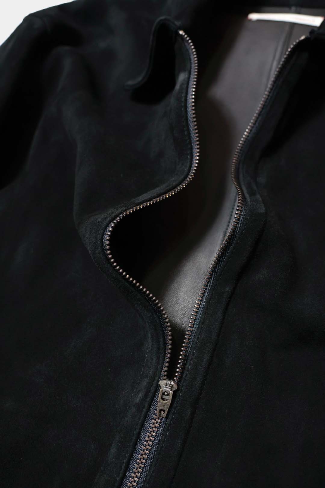[barbell object] Leather jacket / black