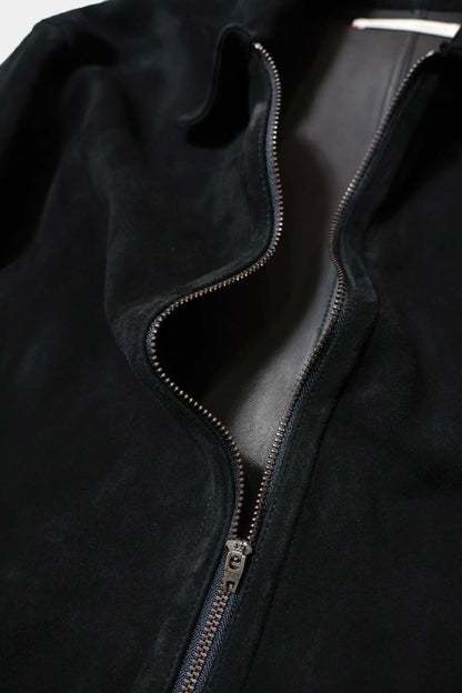 [barbell object] Leather jacket / black