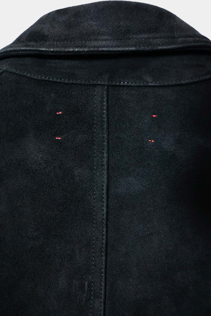 [barbell object] Leather jacket / black