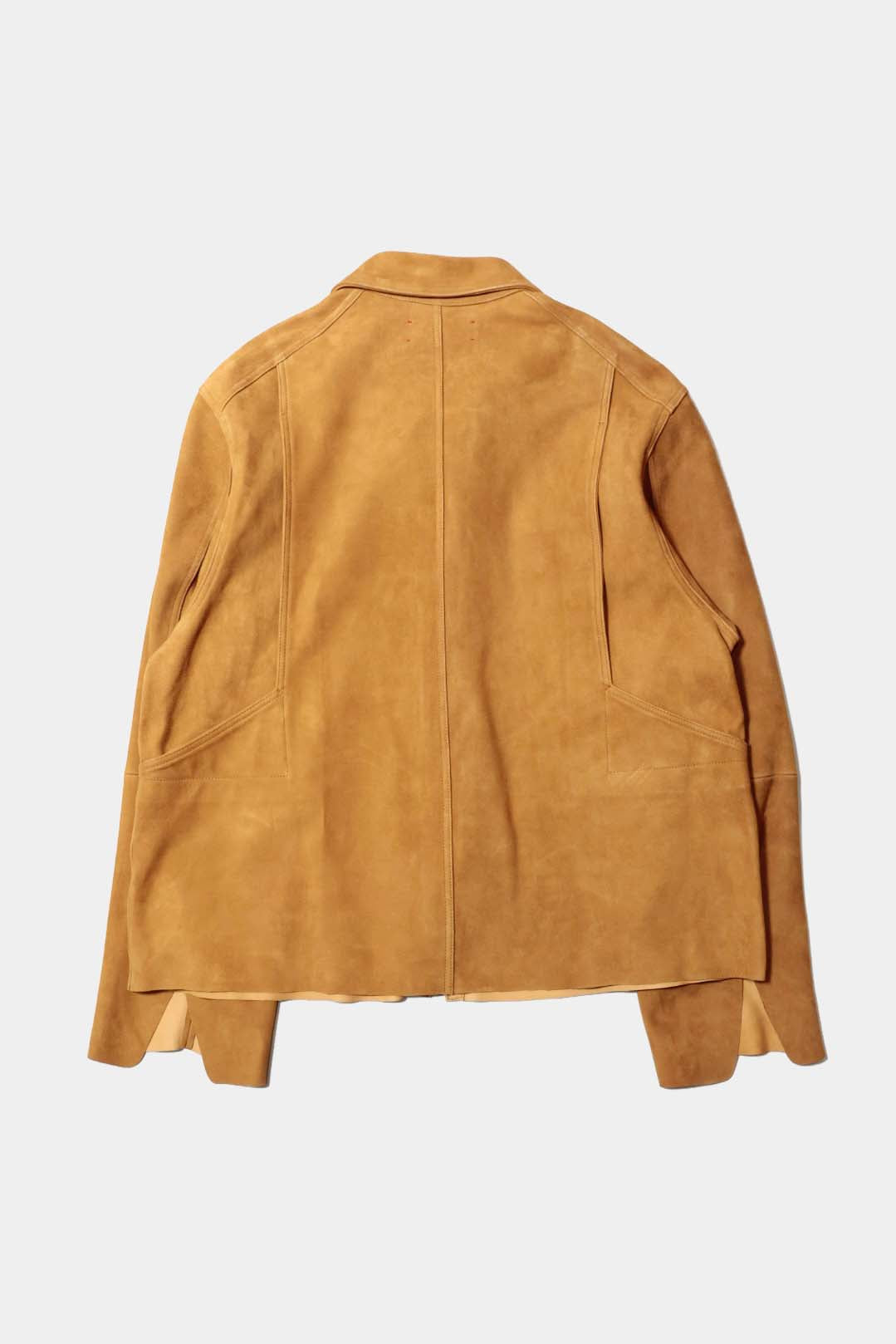 【barbell object】leather jkt / sand