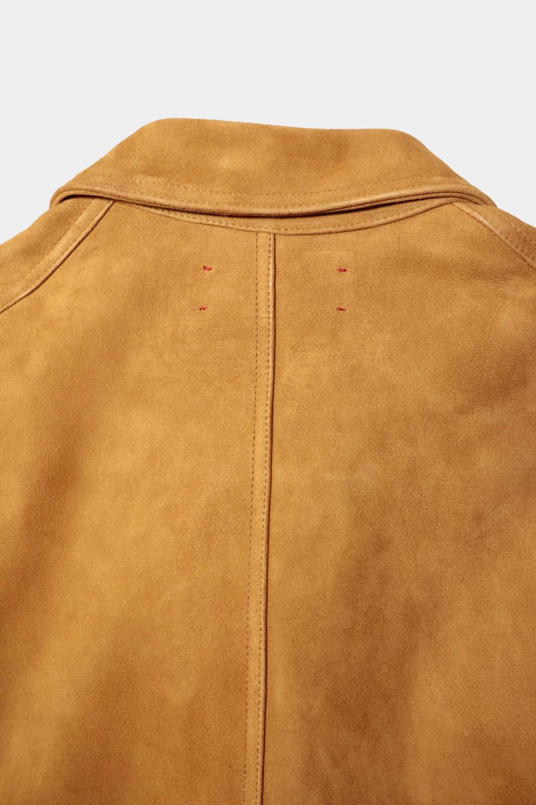 【barbell object】leather jkt / sand