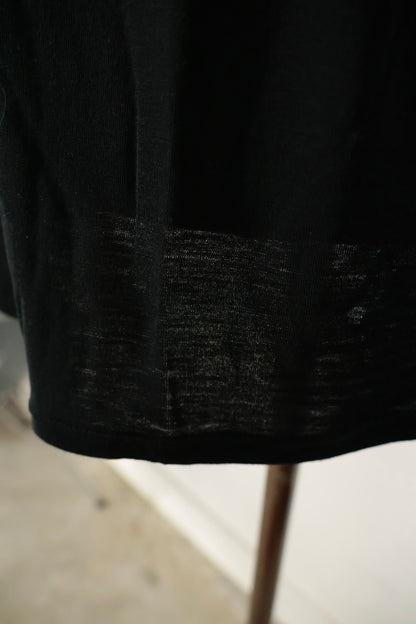 【KANEMASA PHIL.】18G Wool Pack Tank / BLACK