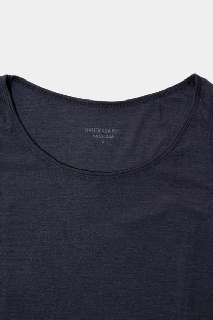 【KANEMASA PHIL.】18G Wool Pack Tank / CHARCOAL
