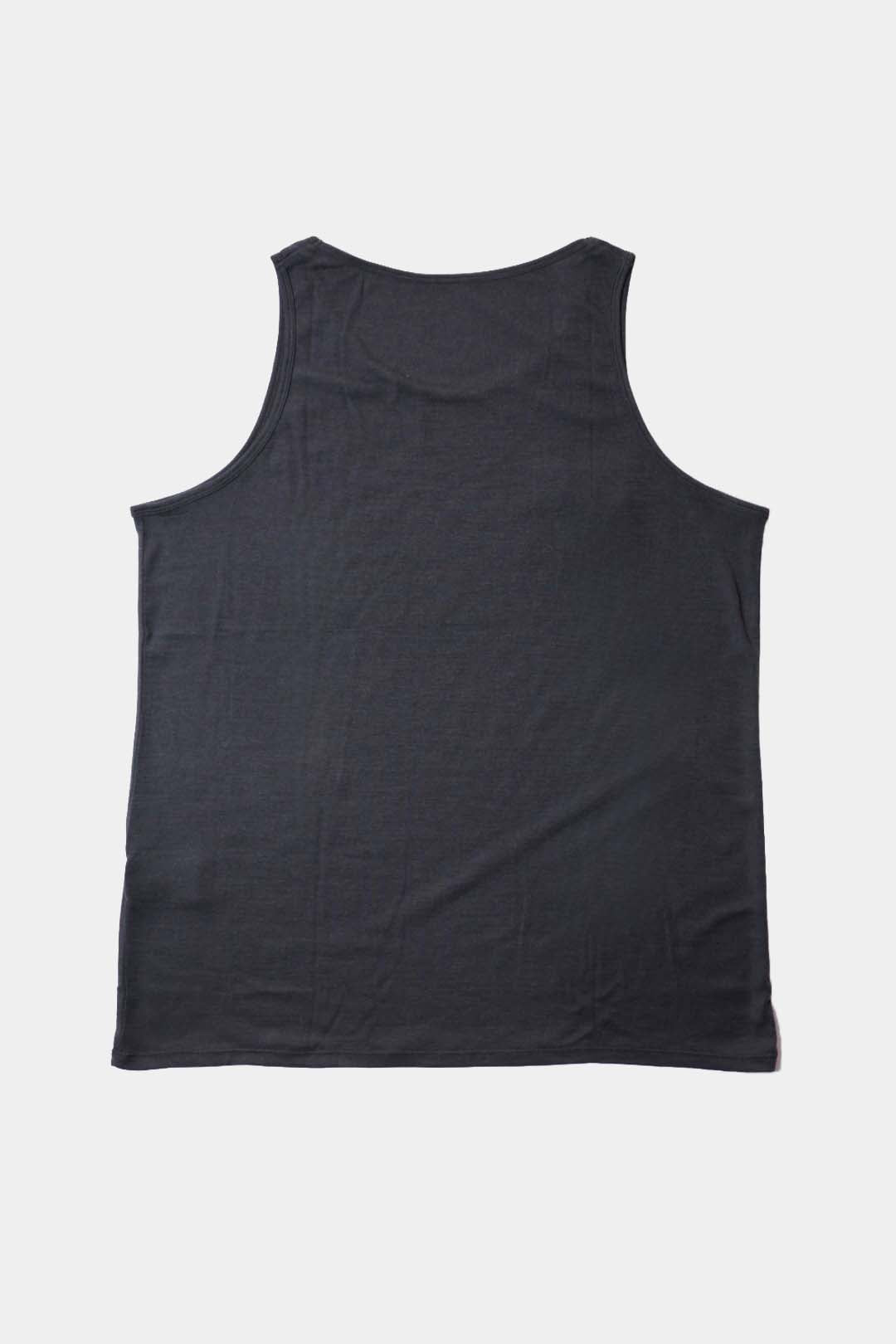 【KANEMASA PHIL.】18G Wool Pack Tank / CHARCOAL