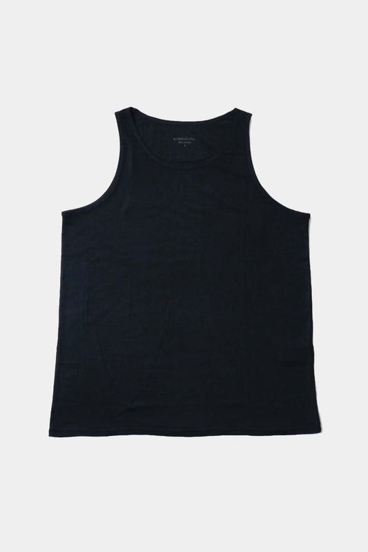 【KANEMASA PHIL.】18G Wool Pack Tank / BLACK