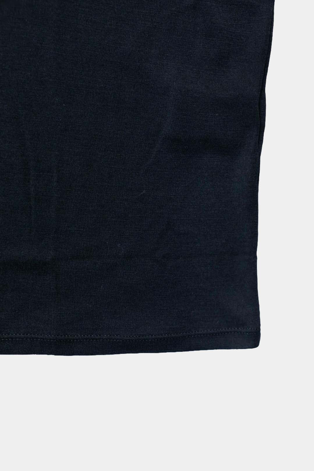 【KANEMASA PHIL.】18G Wool Pack Tank / BLACK