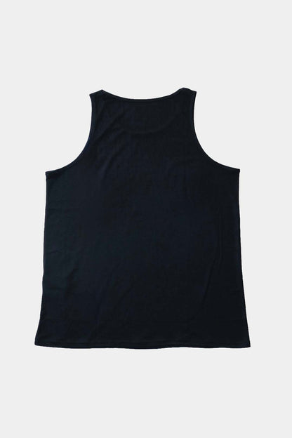 【KANEMASA PHIL.】18G Wool Pack Tank / BLACK