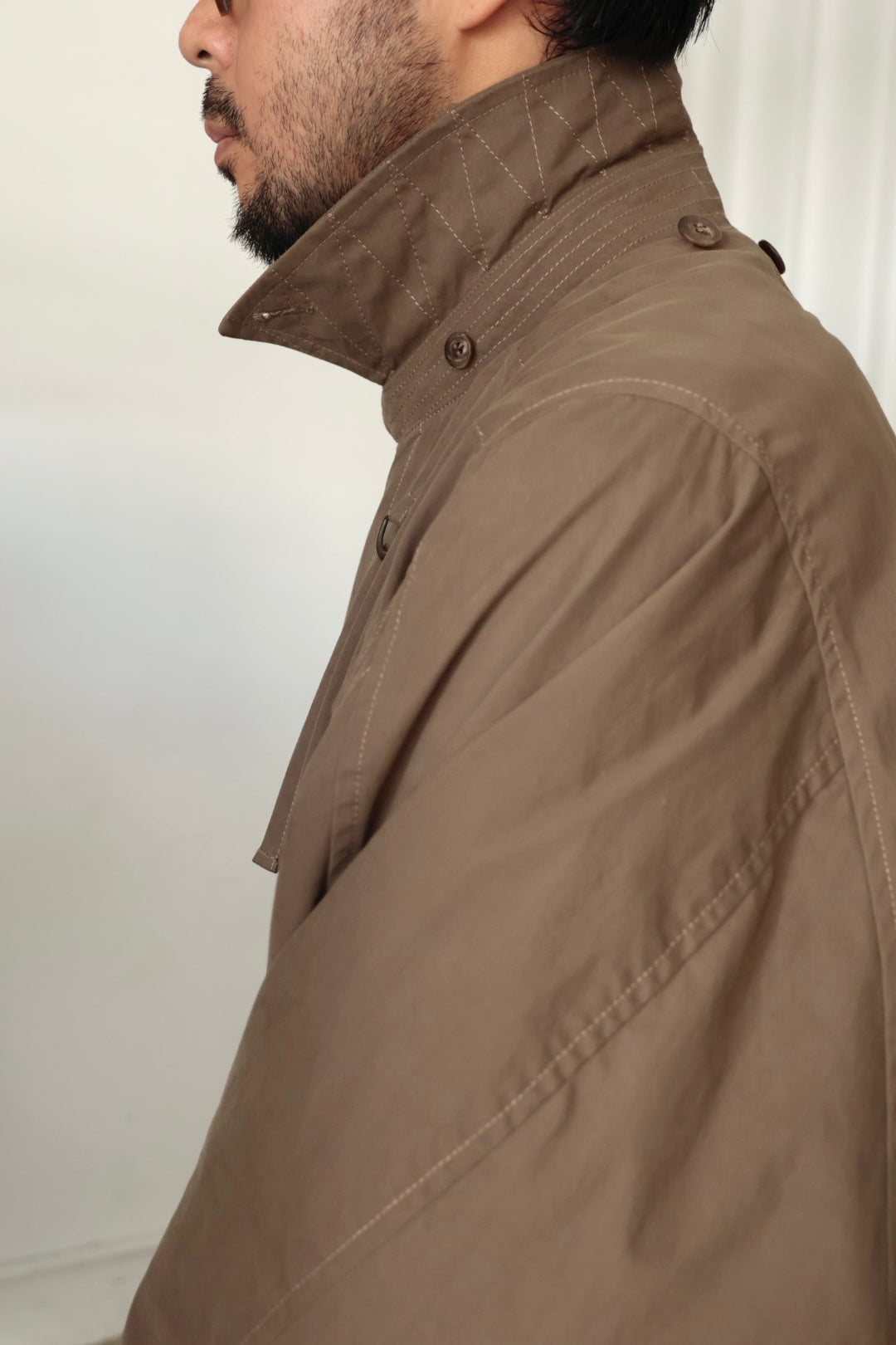 【i'm here:】HAOLI TRENCH COAT : / KHAKI