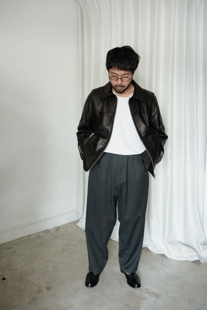 【A LEATHER】ROADSTER JACKET