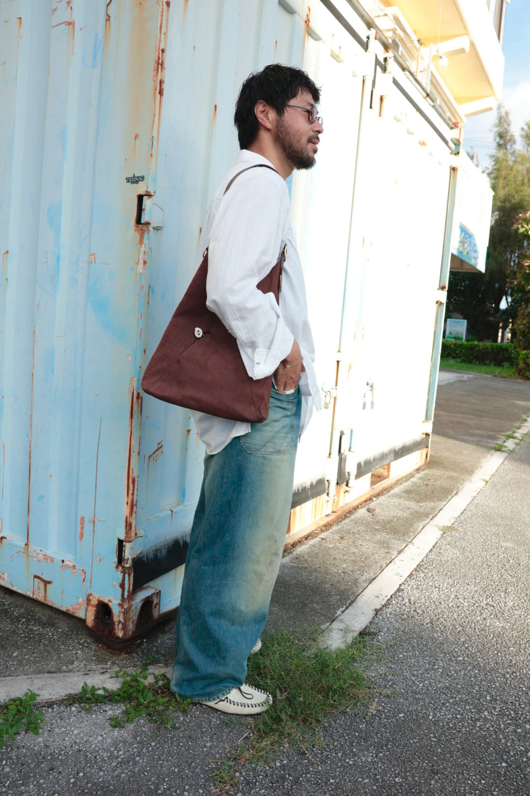 【Post Production】Hobo Bag / Horse Nubuck / Brown
