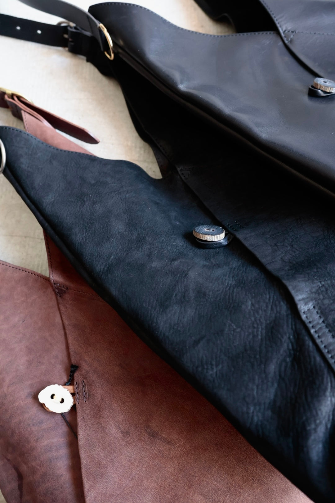 【Post Production】Hobo Bag / Horse Nubuck / Brown