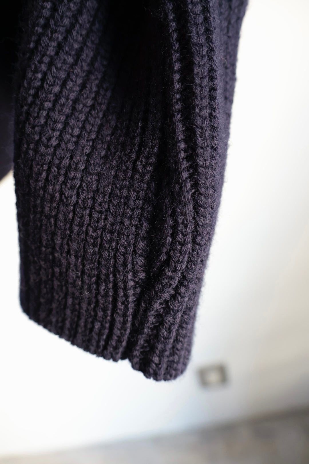 【Urig】5G KNIT CREW NECK PO / NAVY