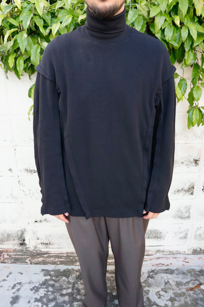 【i'm here:】"SLIT" JERSEY: / BLACK