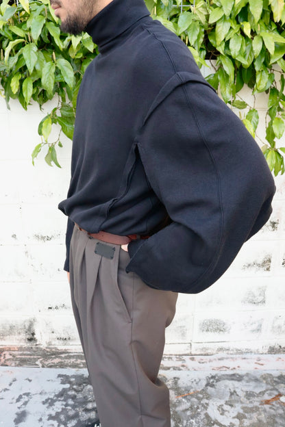 【i'm here:】"SLIT" JERSEY: / BLACK