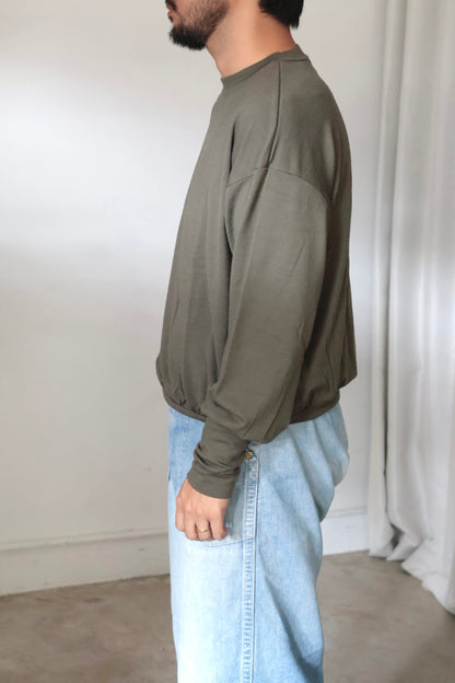 【barbell object】 wool bo top / black