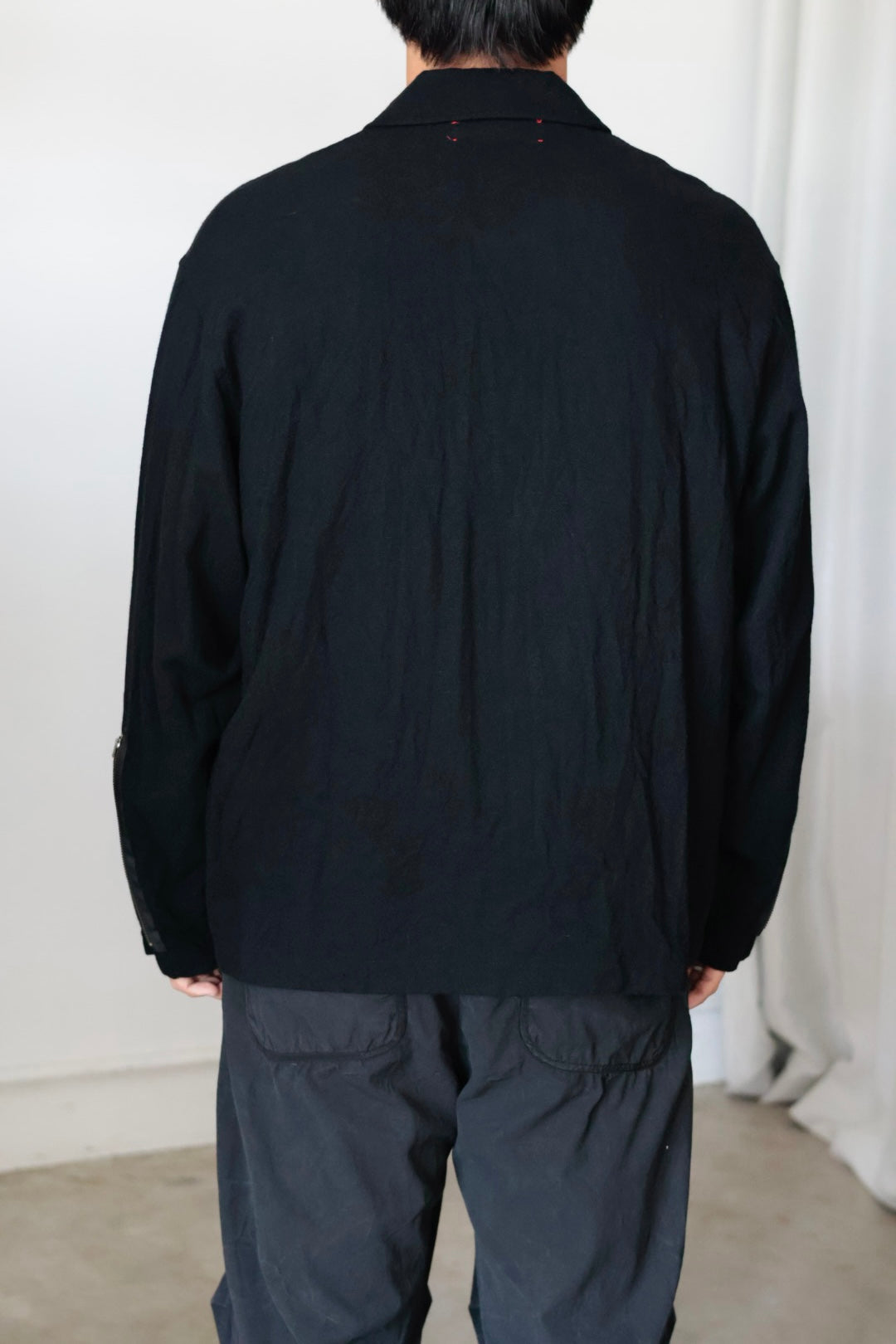 【barbell object】zipper bl / black