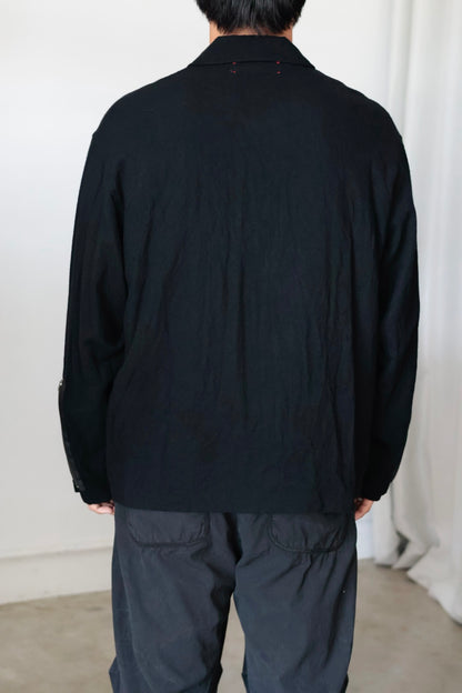 【barbell object】zipper bl / black