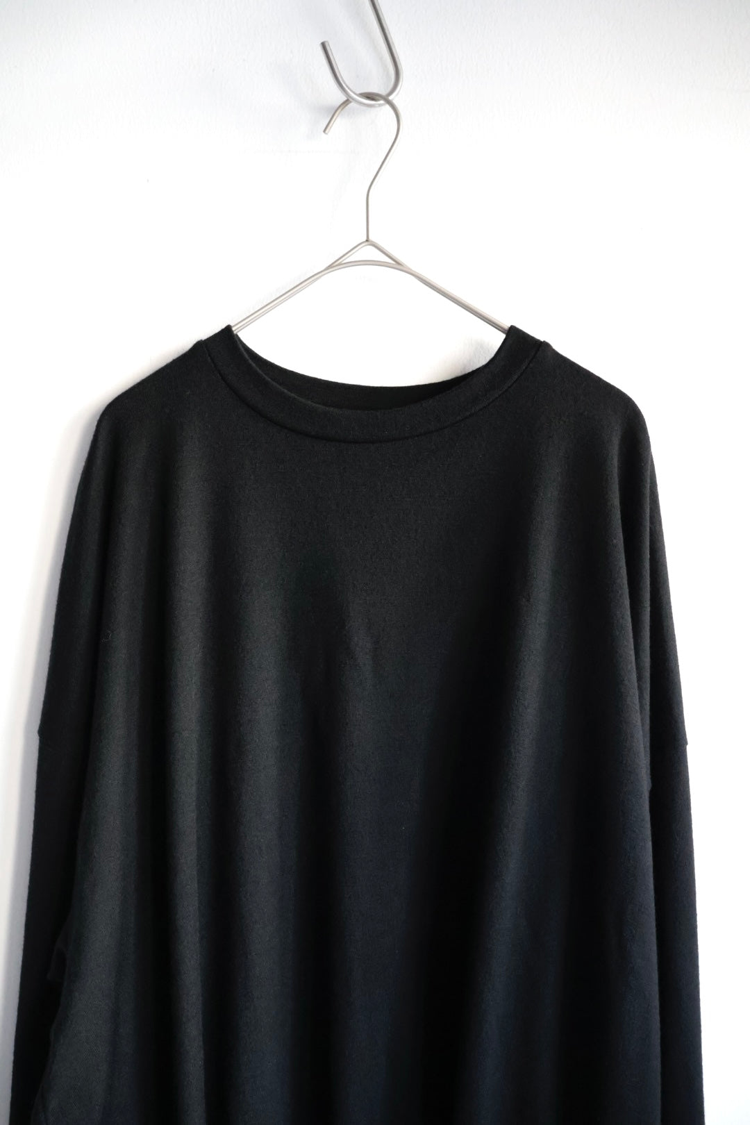 【barbell object】 wool bo top / black
