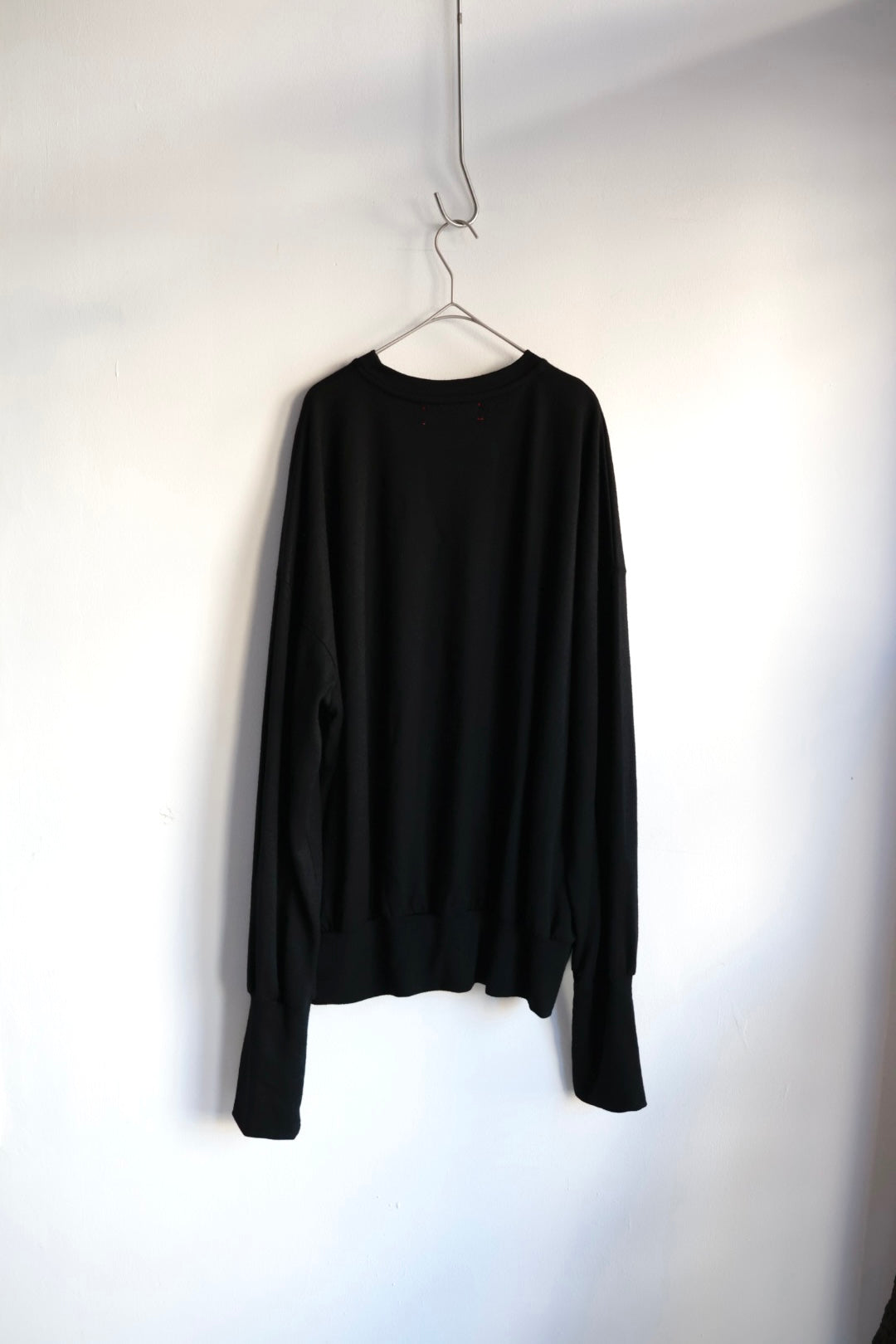 【barbell object】 wool bo top / black
