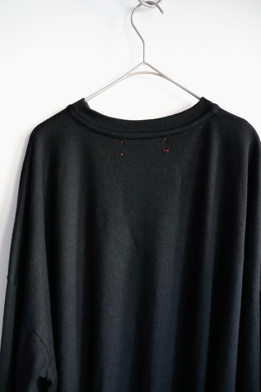【barbell object】 wool bo top / black