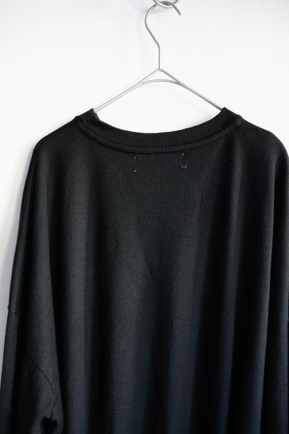 【barbell object】 wool bo top / black