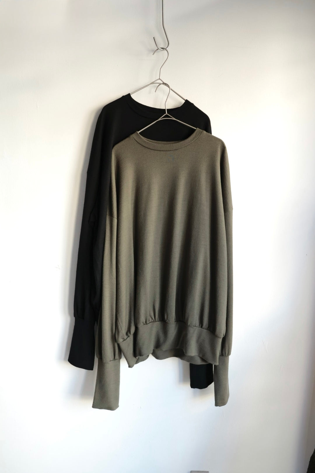【barbell object】 wool bo top / black