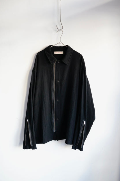 【barbell object】zipper bl / black