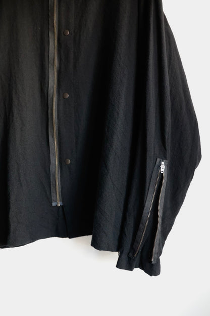 【barbell object】zipper bl / black