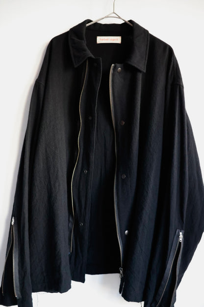 【barbell object】zipper bl / black