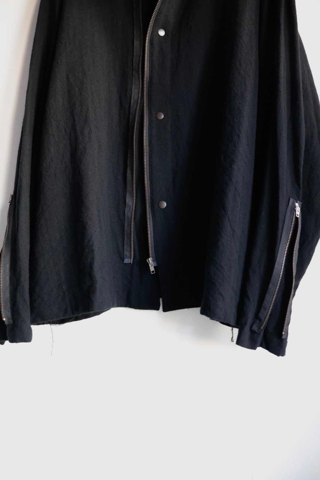 【barbell object】zipper bl / black