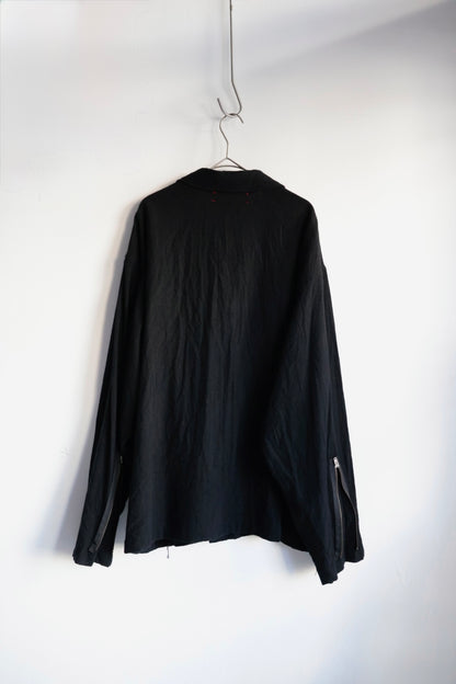 【barbell object】zipper bl / black