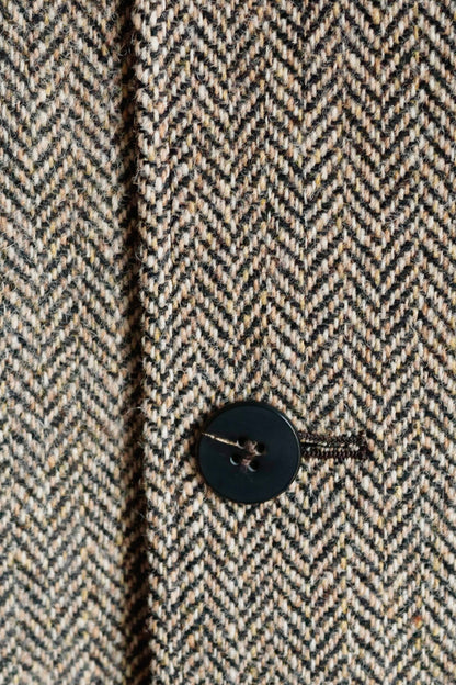 【Cale】Wool Herringbone Coat