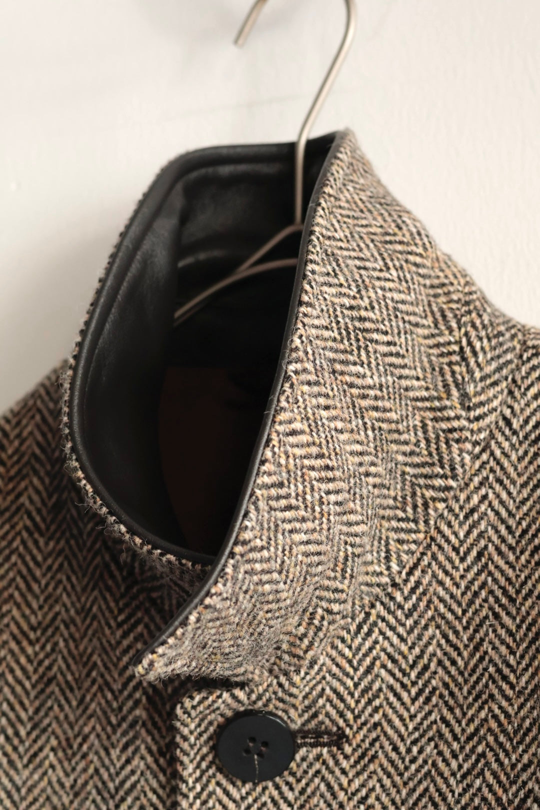 【Cale】Wool Herringbone Coat