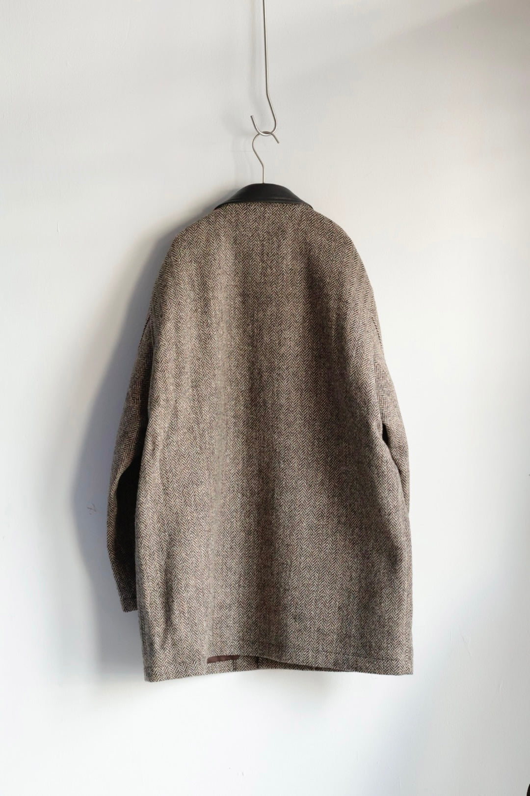 【Cale】Wool Herringbone Coat