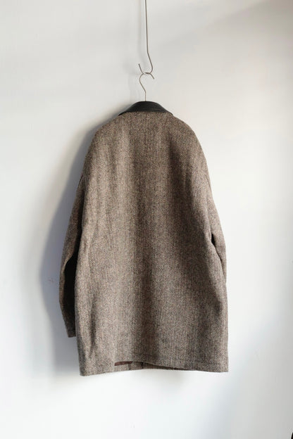 【Cale】Wool Herringbone Coat