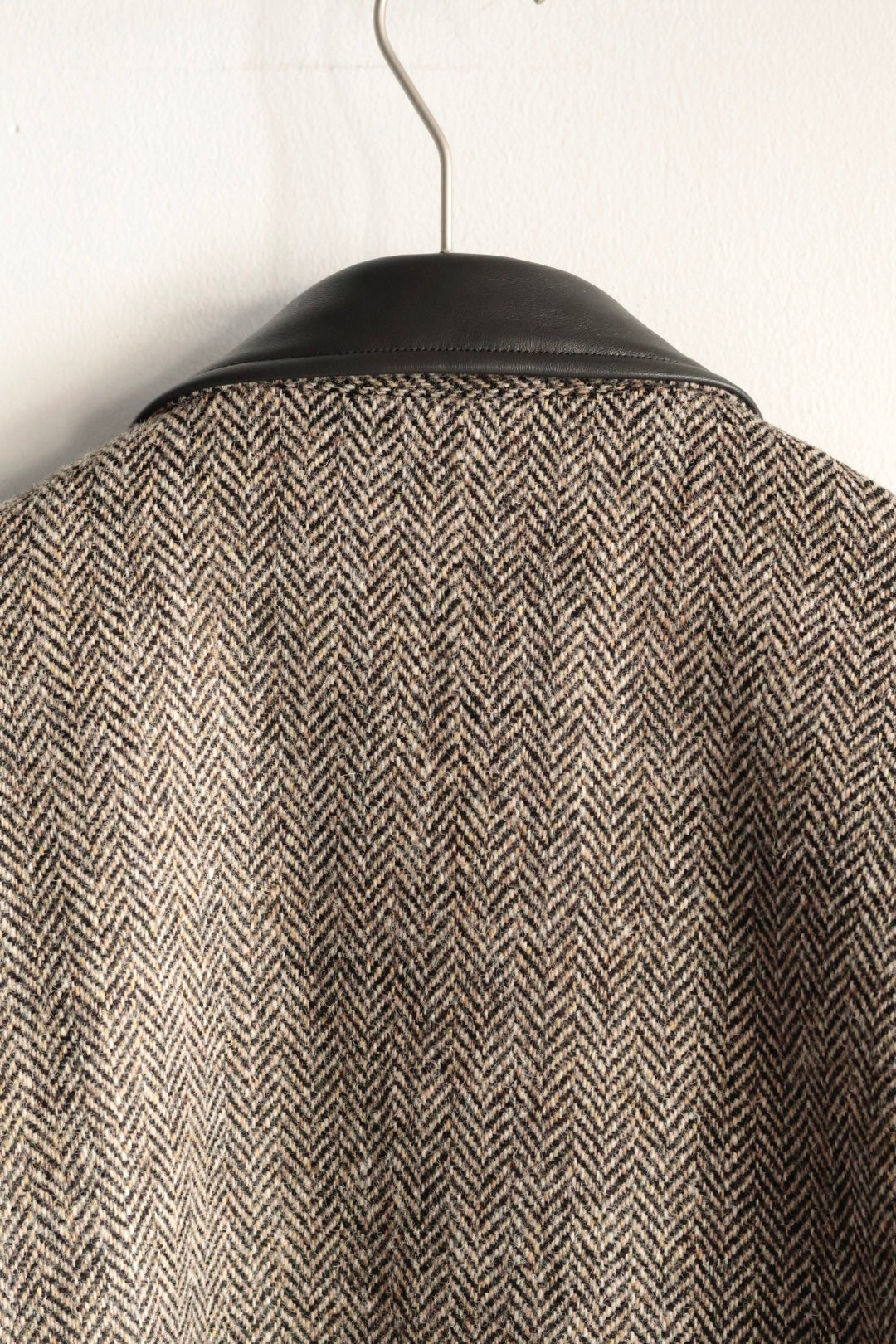 【Cale】Wool Herringbone Coat
