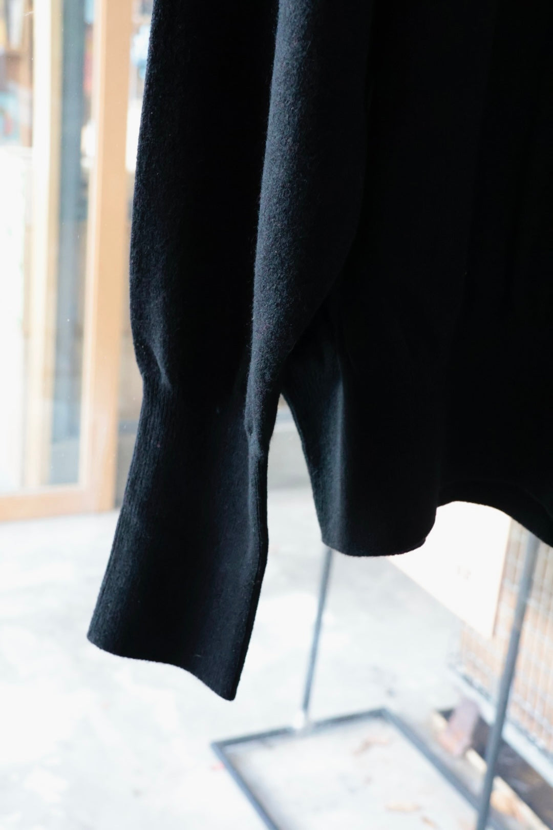 【barbell object】 ls knit / black