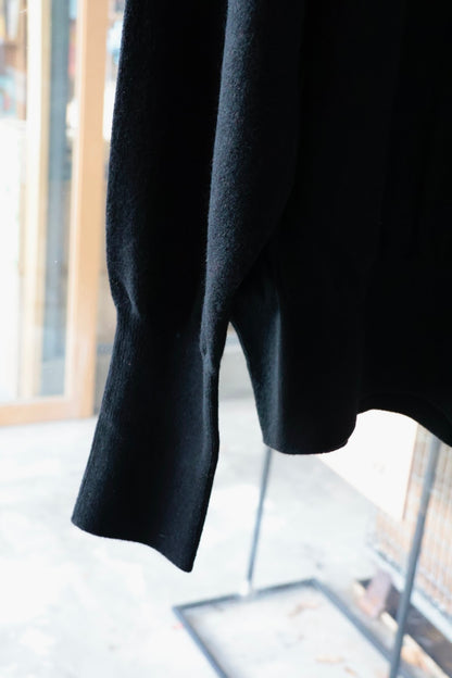 【barbell object】 ls knit / black