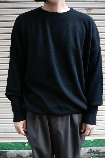 【barbell object】 ls knit / black