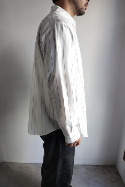26SS【KANEMASA PHIL.】46G Stripe Atmosphere L/S Shirt
