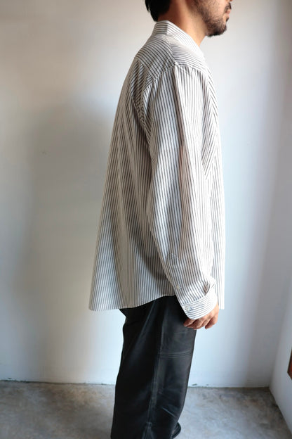 26SS【KANEMASA PHIL.】46G Stripe Atmosphere L/S Shirt