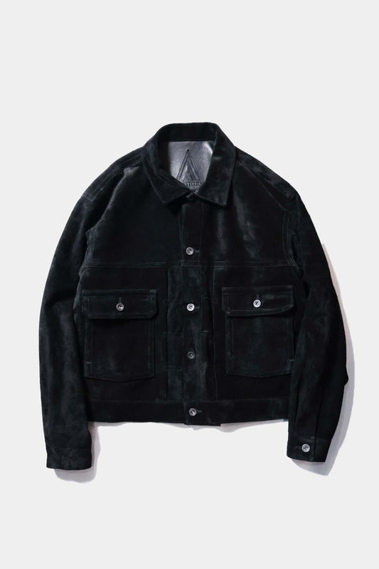 26SS【A LEATHER】TRUCKER JACKET