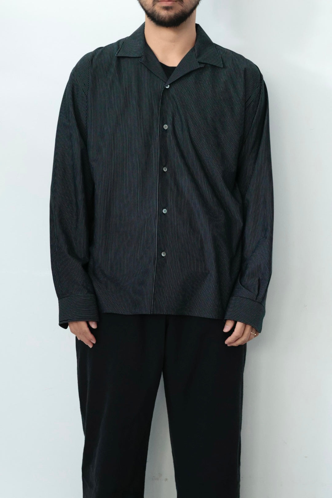 26SS【KANEMASA PHIL.】46G Stripe Delta Shirt