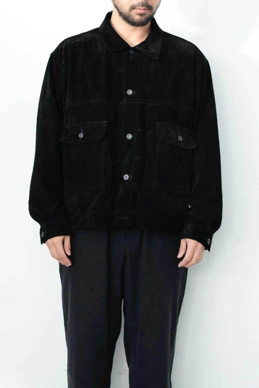 26SS【A LEATHER】TRUCKER JACKET (Last1)