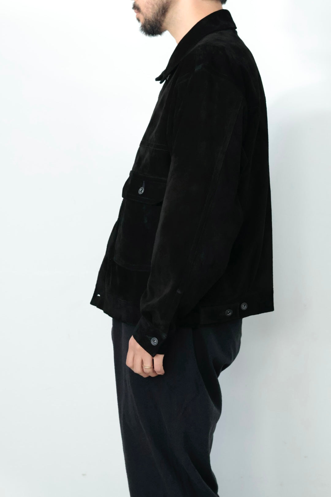 26SS【A LEATHER】TRUCKER JACKET (Last1)