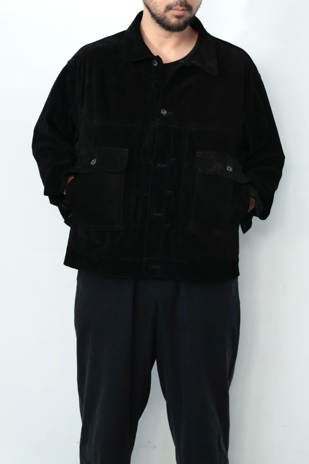 26SS【A LEATHER】TRUCKER JACKET (Last1)