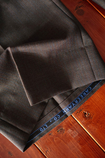 26SS【谷吹】Two intuck wide trousers -Brown-