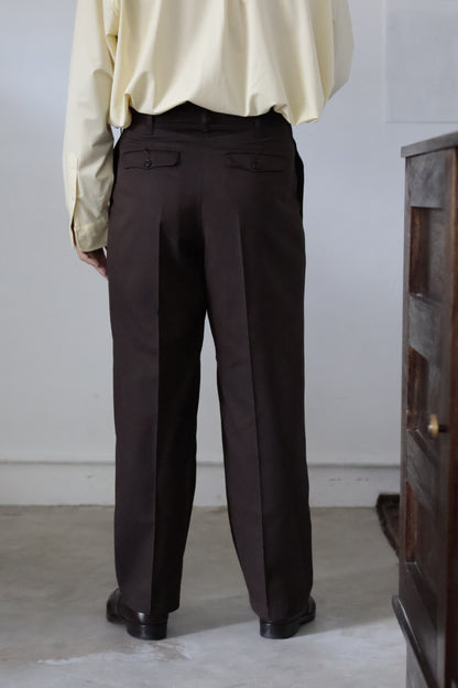 26SS【i'm here:】UN(I)FORM:"ONE"TUCK PANTS